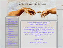 Tablet Screenshot of desdelaesencia.com.ar